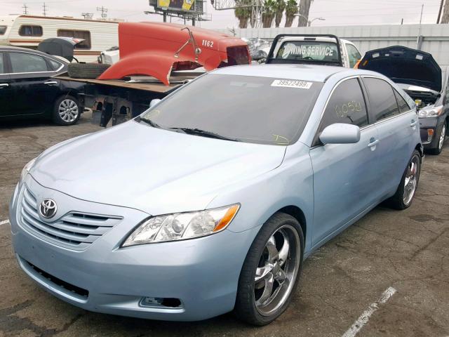 4T1BE46K97U656190 - 2007 TOYOTA CAMRY NEW BLUE photo 2