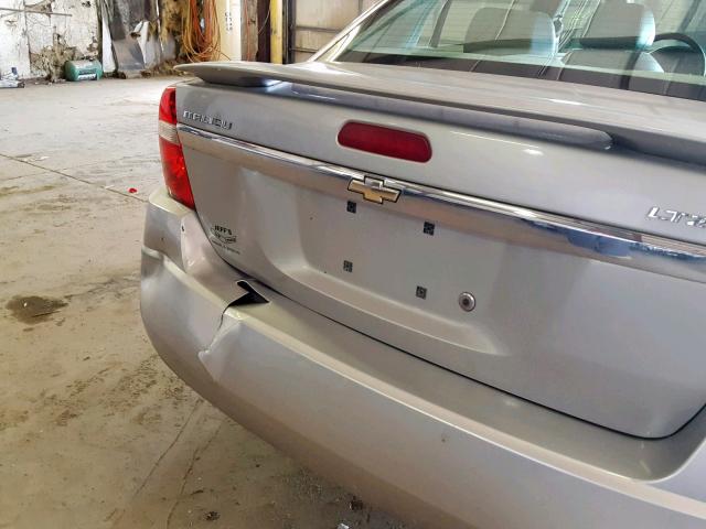 1G1ZU53806F218156 - 2006 CHEVROLET MALIBU LTZ ვერცხლისფერი ფოტო 10