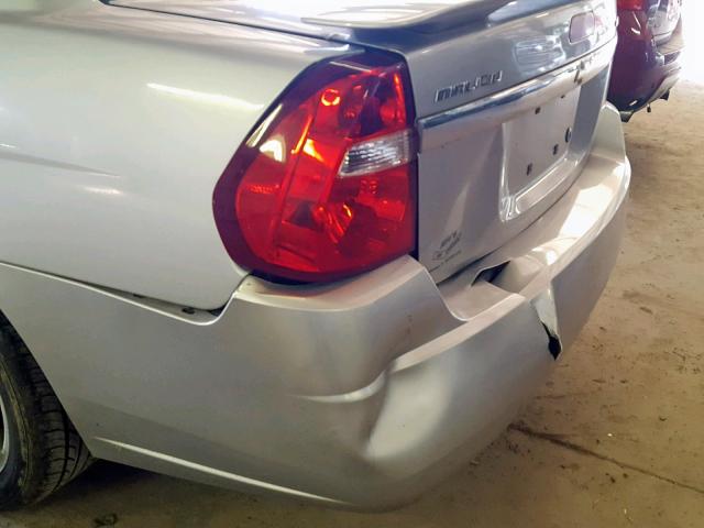 1G1ZU53806F218156 - 2006 CHEVROLET MALIBU LTZ ვერცხლისფერი ფოტო 9