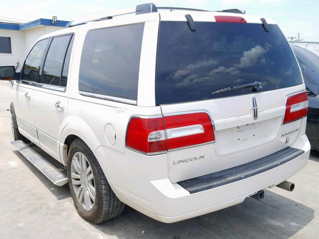 5LMFU27518LJ06391 - 2008 LINCOLN NAVIGATOR CREAM photo 3