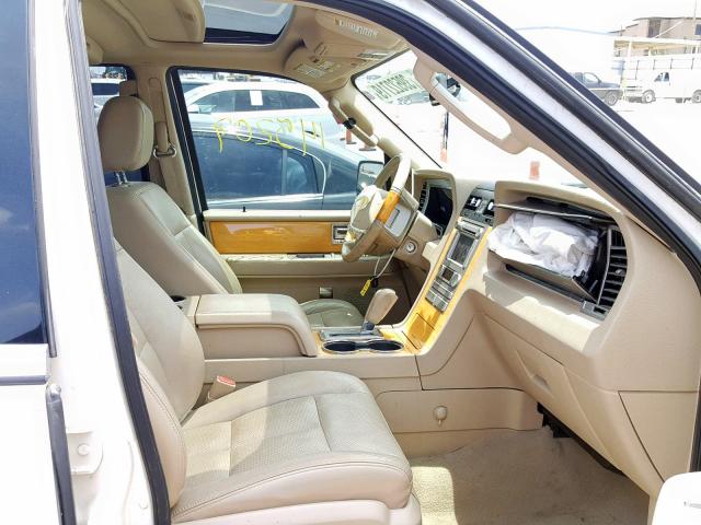 5LMFU27518LJ06391 - 2008 LINCOLN NAVIGATOR CREAM photo 5