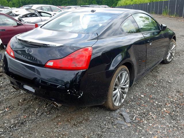 JN1CV6EL0CM473465 - 2012 INFINITI G37 BLACK photo 4