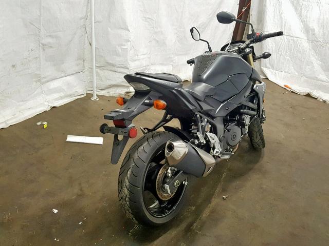 JS1GR7NA4F2100401 - 2015 SUZUKI GSX-S750 BLACK photo 4