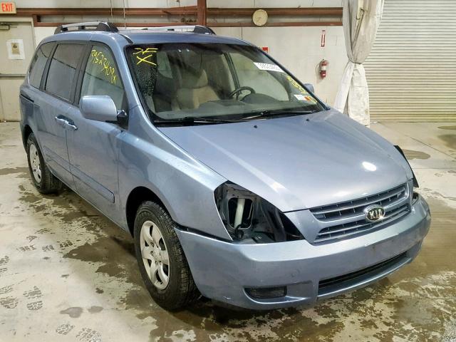 KNDMB133286239923 - 2008 KIA SEDONA BLUE photo 1