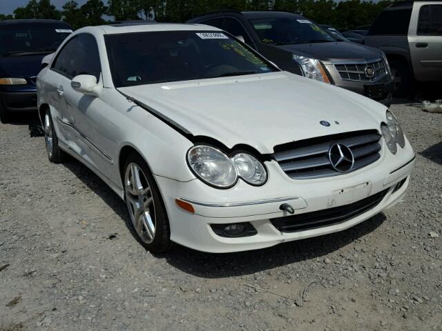 WDBTJ56H76F178254 - 2006 MERCEDES-BENZ CLK 350 WHITE photo 1