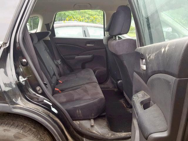 2HKRM4H37DH676147 - 2013 HONDA CR-V LX BLACK photo 6