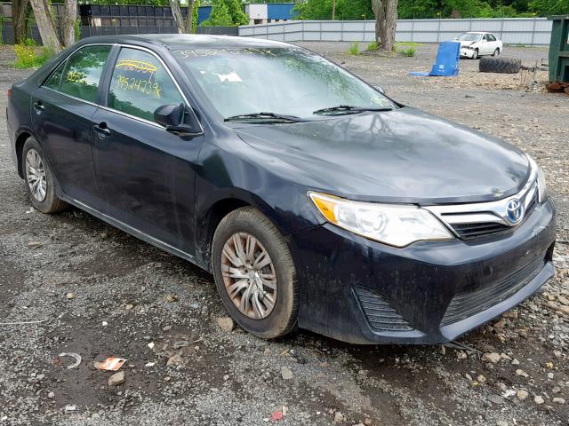 4T1BD1FK4EU128331 - 2014 TOYOTA CAMRY HYBR GRAY photo 1