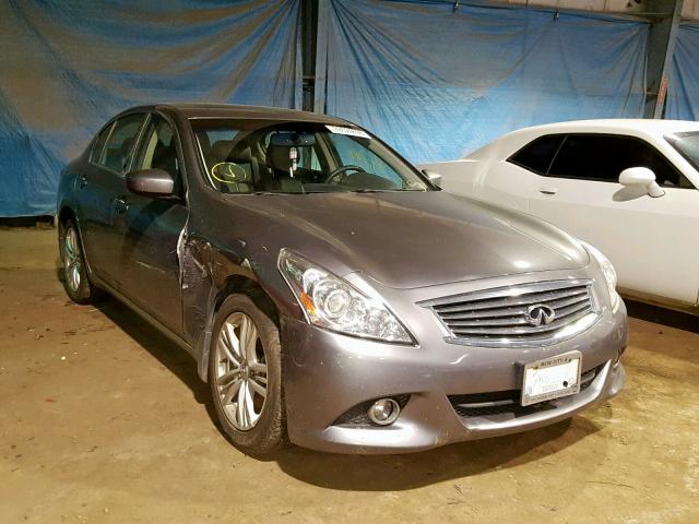 JN1CV6ARXDM766978 - 2013 INFINITI G37 GRAY photo 1