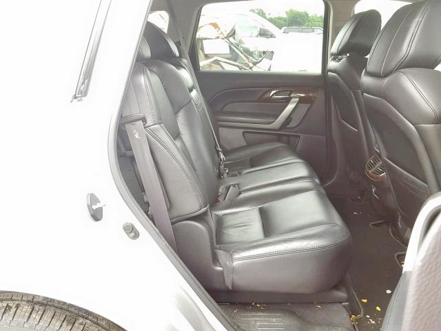 2HNYD2H21AH526136 - 2010 ACURA MDX SILVER photo 6