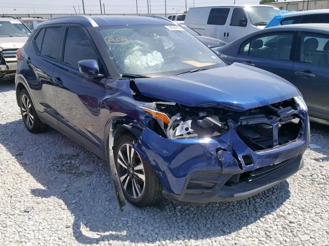 3N1CP5CU0JL510568 - 2018 NISSAN KICKS S BLUE photo 1