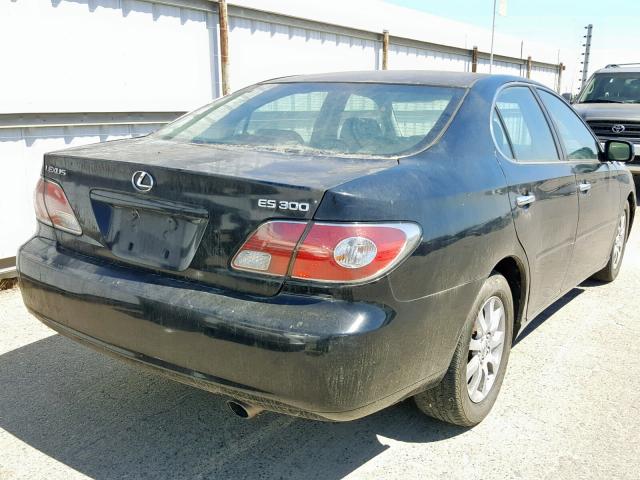 JTHBF30G020081556 - 2002 LEXUS ES 300 BLACK photo 4