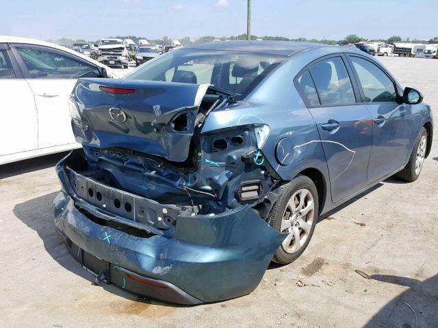 JM1BL1UG1B1494265 - 2011 MAZDA 3 I BLUE photo 4