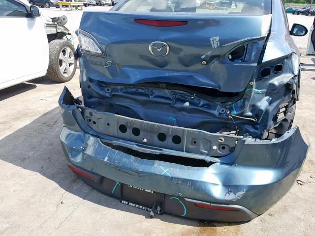 JM1BL1UG1B1494265 - 2011 MAZDA 3 I BLUE photo 9