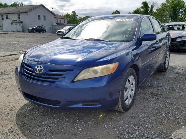 4T1BE46K89U336359 - 2009 TOYOTA CAMRY BASE BLUE photo 2