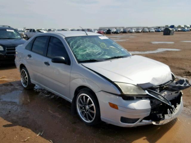 1FAFP34N87W111390 - 2007 FORD FOCUS ZX4 GRAY photo 1