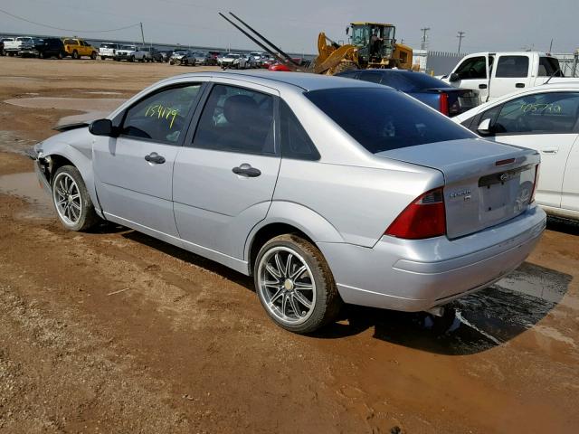 1FAFP34N87W111390 - 2007 FORD FOCUS ZX4 GRAY photo 3