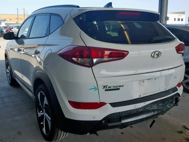 KM8J33A28JU788013 - 2018 HYUNDAI TUCSON VAL WHITE photo 3