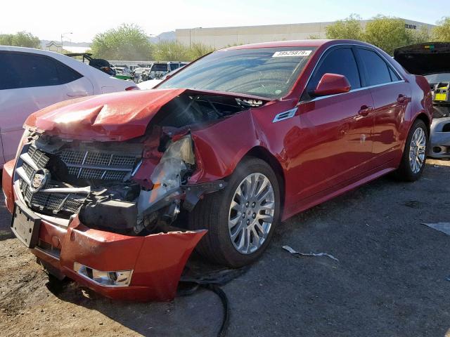 1G6DJ5EV0A0122667 - 2010 CADILLAC CTS PERFOR RED photo 2