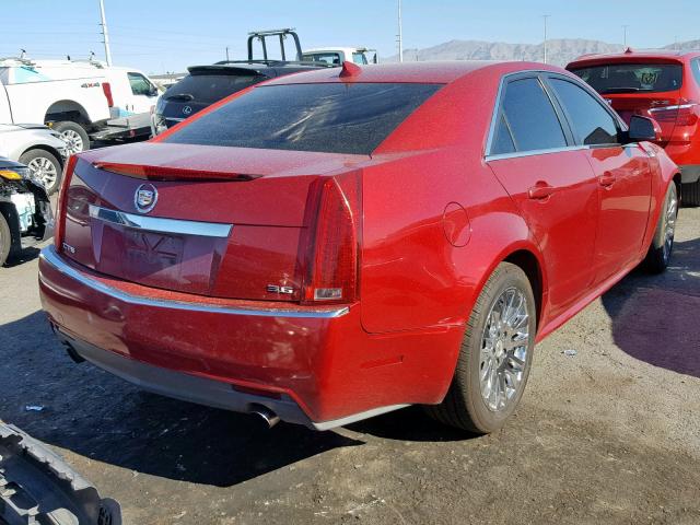 1G6DJ5EV0A0122667 - 2010 CADILLAC CTS PERFOR RED photo 4