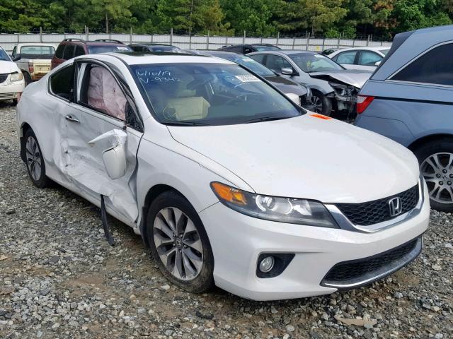 1HGCT1B83FA009342 - 2015 HONDA ACCORD EXL WHITE photo 1