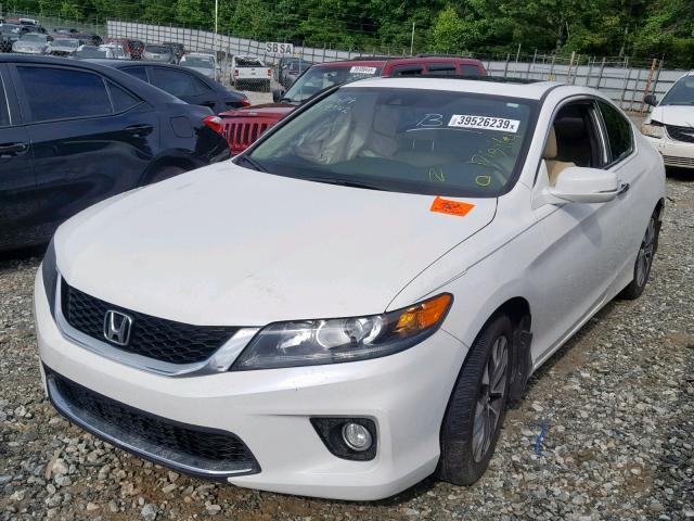 1HGCT1B83FA009342 - 2015 HONDA ACCORD EXL WHITE photo 2