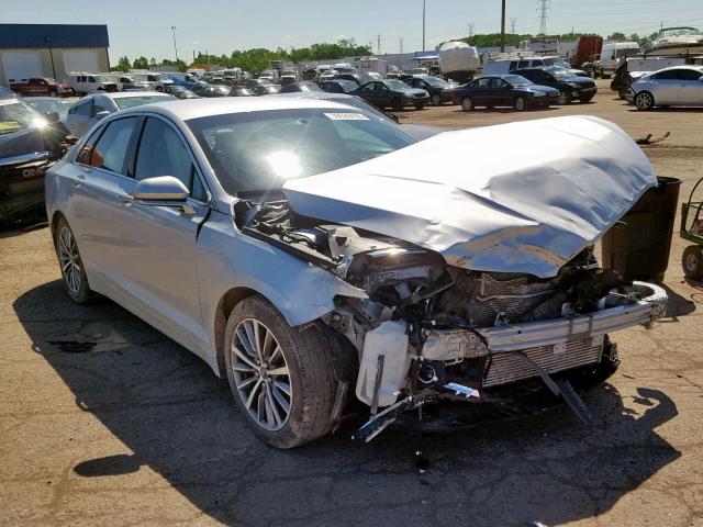 3LN6L5B96HR666300 - 2017 LINCOLN MKZ PREMIE SILVER photo 1