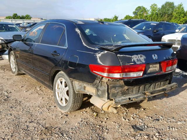 1HGCM66584A021364 - 2004 HONDA ACCORD EX BLACK photo 3