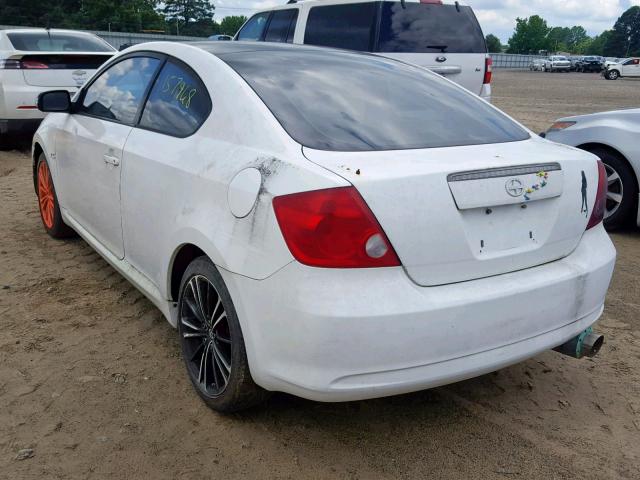 JTKDE167250041288 - 2005 TOYOTA SCION TC WHITE photo 3