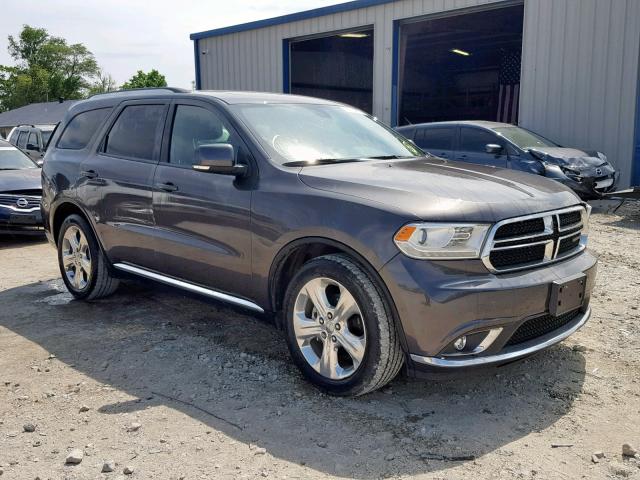 1C4RDHDGXFC147435 - 2015 DODGE DURANGO LI GRAY photo 1