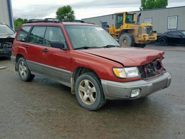 JF1SF6550XH707857 - 1999 SUBARU FORESTER S RED photo 1