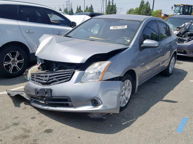 3N1AB6AP4CL706864 - 2012 NISSAN SENTRA 2.0 GRAY photo 2