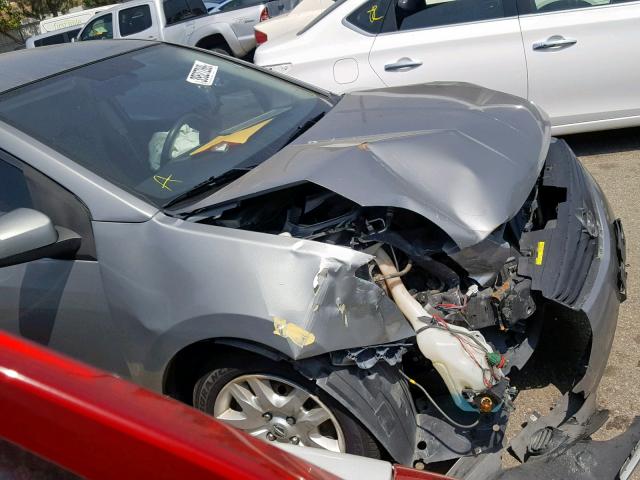 3N1AB6AP4CL706864 - 2012 NISSAN SENTRA 2.0 GRAY photo 9