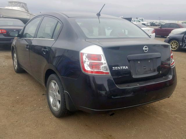 3N1AB61EX8L662861 - 2008 NISSAN SENTRA 2.0 BLACK photo 3