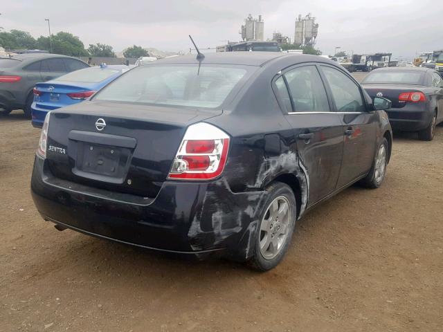 3N1AB61EX8L662861 - 2008 NISSAN SENTRA 2.0 BLACK photo 4