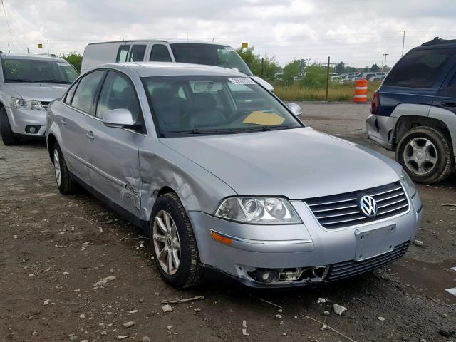 WVWPD63B34E261697 - 2004 VOLKSWAGEN PASSAT GLS SILVER photo 1