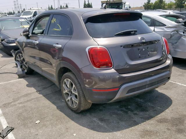 ZFBCFXCT8GP352340 - 2016 FIAT 500X TREKK GRAY photo 3