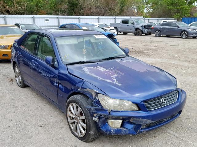 JTHBD182210017939 - 2001 LEXUS IS 300 BLUE photo 1