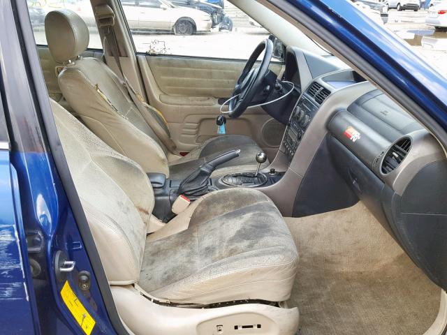 JTHBD182210017939 - 2001 LEXUS IS 300 BLUE photo 5