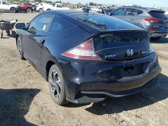 JHMZF1D44GS001559 - 2016 HONDA CR-Z BLACK photo 3