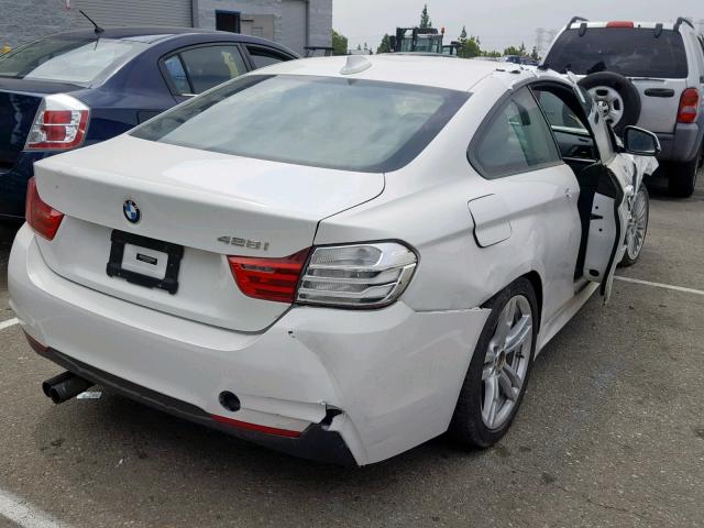 WBA3N7C53EK220160 - 2014 BMW 428 I WHITE photo 4