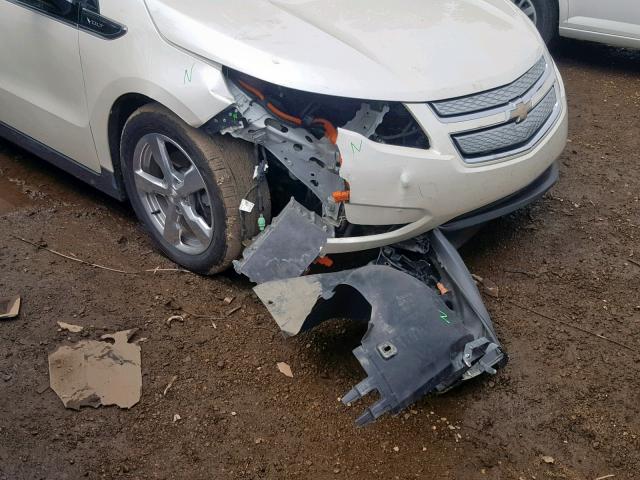 1G1RB6E41DU104875 - 2013 CHEVROLET VOLT WHITE photo 9