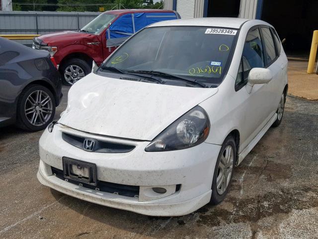 JHMGD38607S026267 - 2007 HONDA FIT S 白色 照片 2