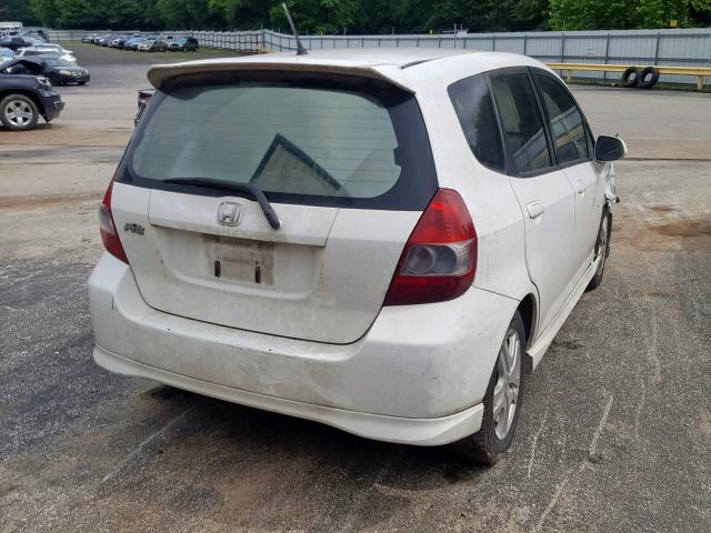 JHMGD38607S026267 - 2007 HONDA FIT S 白色 照片 4