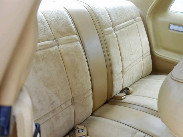 SS22K5R316266 - 1975 CHRYSLER CORDOBA BEIGE photo 6