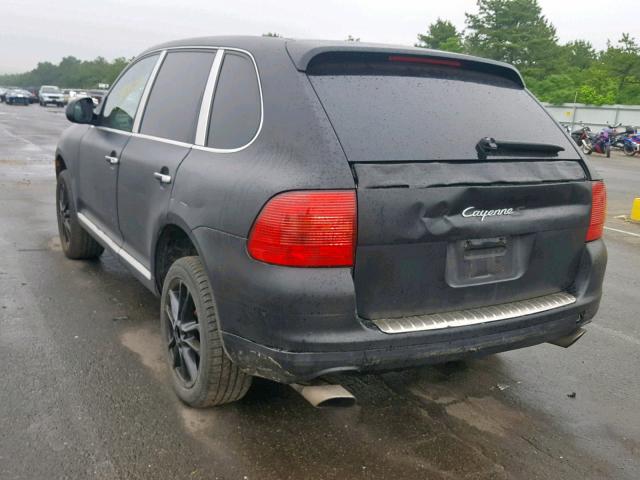 WP1AB29P84LA61223 - 2004 PORSCHE CAYENNE S BLACK photo 3