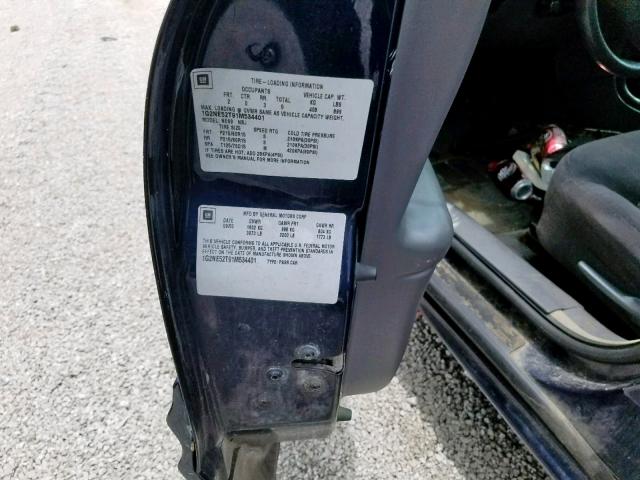 1G2NE52T91M534401 - 2001 PONTIAC GRAND AM S BLUE photo 10