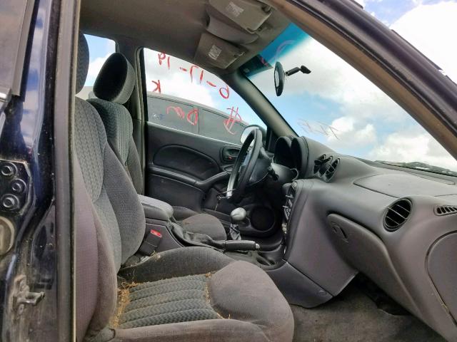 1G2NE52T91M534401 - 2001 PONTIAC GRAND AM S BLUE photo 5