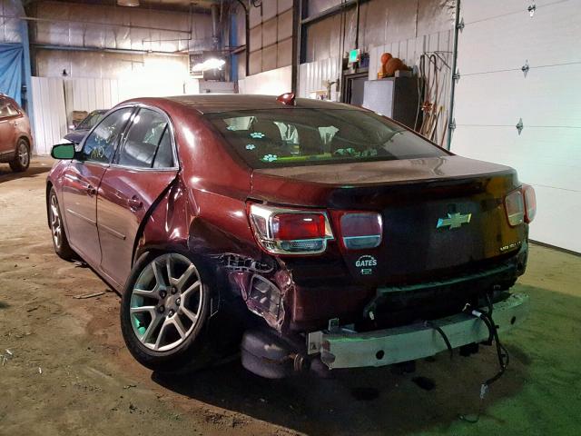 1G11C5SL5FF145596 - 2015 CHEVROLET MALIBU 1LT MAROON photo 3