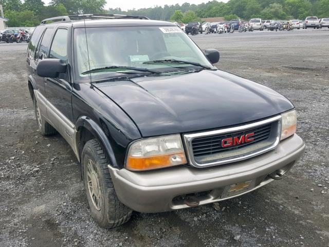 1GKDT13W112102996 - 2001 GMC JIMMY BLACK photo 1