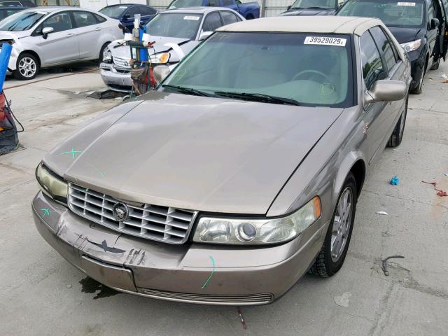 1G6KS54Y71U133044 - 2001 CADILLAC SEVILLE SL BEIGE photo 2